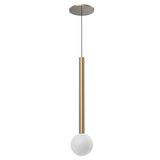 Elixir LED Globe Pendant By Kuzco, Decoration: No Disc, Finish: Gold