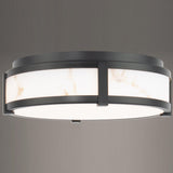 Black Small Constantine Ceiling Light by W.A.C. Lighting