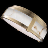 Aged Brass Small Constantine Ceiling Light by W.A.C. Lighting