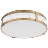 Aged Brass Large Constantine Ceiling Light by W.A.C. Lighting