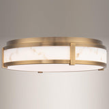 Aged Brass Large Constantine Ceiling Light by W.A.C. Lighting