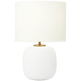 Fanny Wide Table Lamp By Hable-Matte White