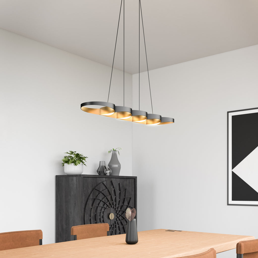 Maestro LED Linear Chandelier By Kuzco