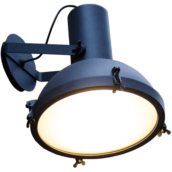 Lampe décorative Carreau bleu D8,6 H19,7cm Opjet 16506