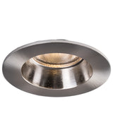 Luna 2” LED Round Fixed Color Selectable Recessed Fixture - Brushed Nickel