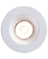 Luna 2” LED Round Fixed Color Selectable Recessed Fixture - White Top