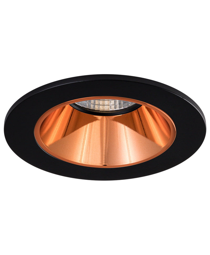 Sigma 2 Round Deep Regressed LED Fixture - Black-C