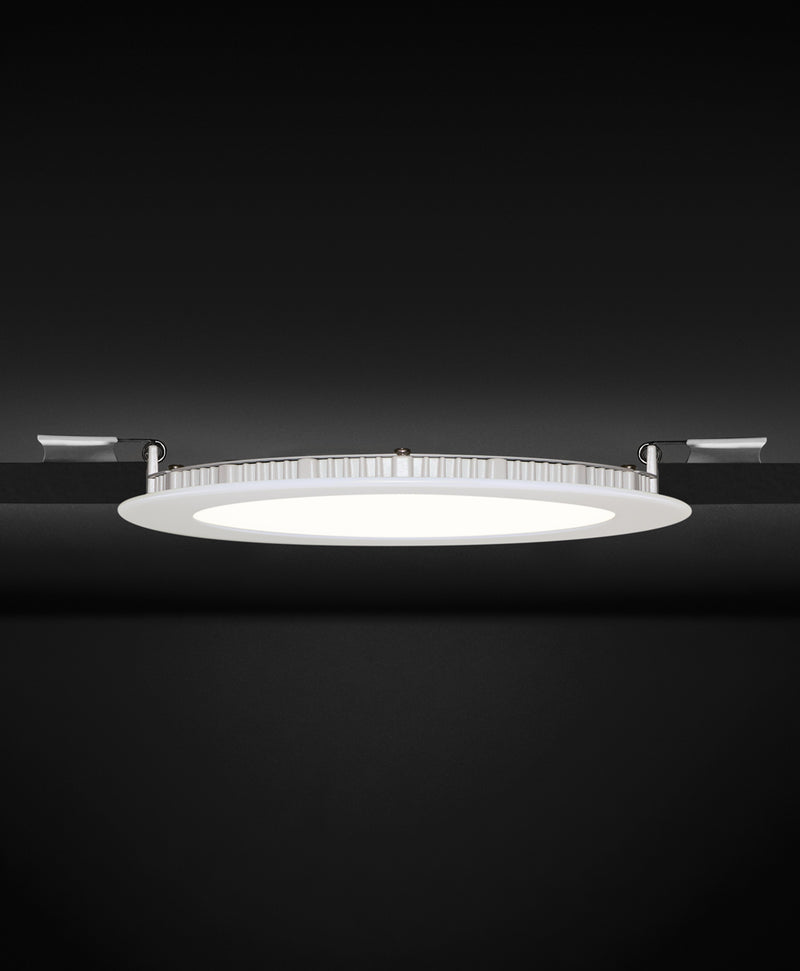 4” Round LED Slim Profile Recessed Downlight - Side