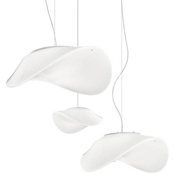 Balance Pendant Light by Vistosi, Color: White Glossy, Size: Small, Medium, Large, | Casa Di Luce Lighting