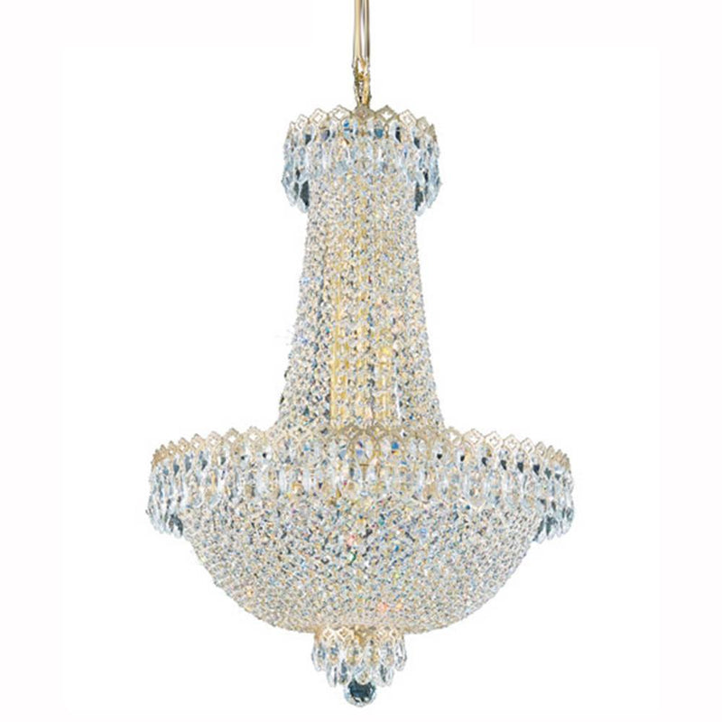 Camelot Chandelier by Schonbek, Finish: Aurelia-Schonbek, Silver Polished-Schonbek, Size: Small, Medium, Large,  | Casa Di Luce Lighting