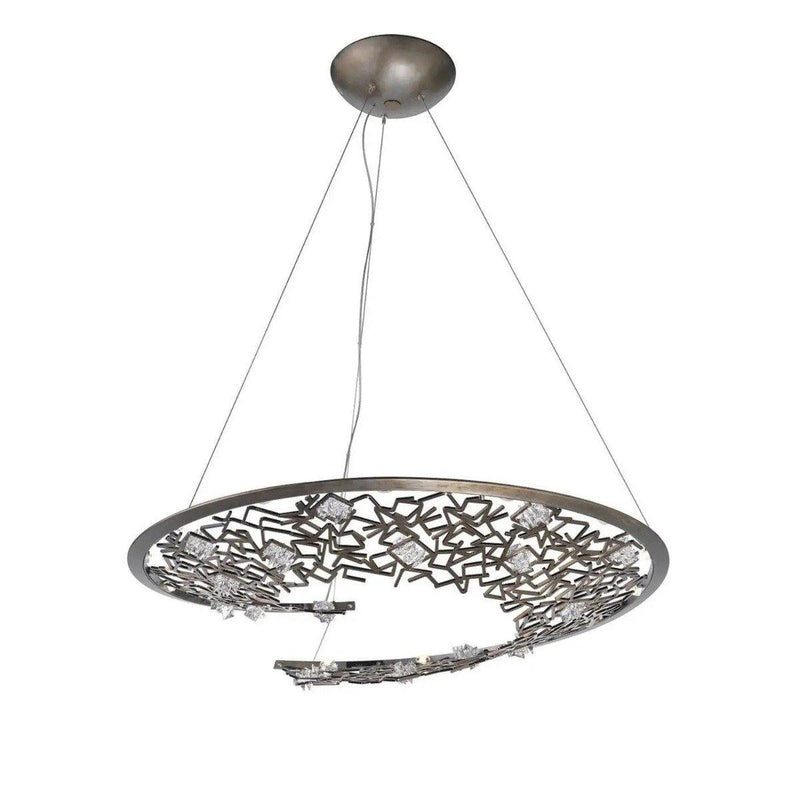 Amalgama Chandelier by IDL, Finish: Light Gold-IDL, ,  | Casa Di Luce Lighting