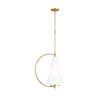 Gesture Pendant by Kelly by Kelly Wearstler, Finish: Burnished Brass, Nickel Polished, Midnight Black, ,  | Casa Di Luce Lighting