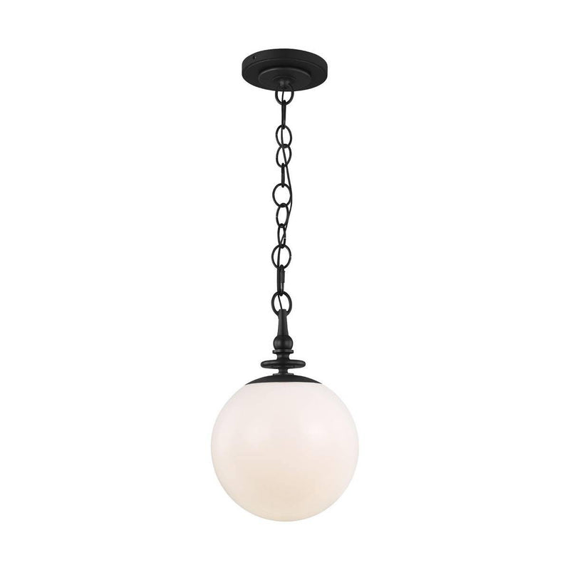 Capri Globe Pendant by TOB by Thomas O'Brien, Finish: Aged Iron, Size: Medium,  | Casa Di Luce Lighting