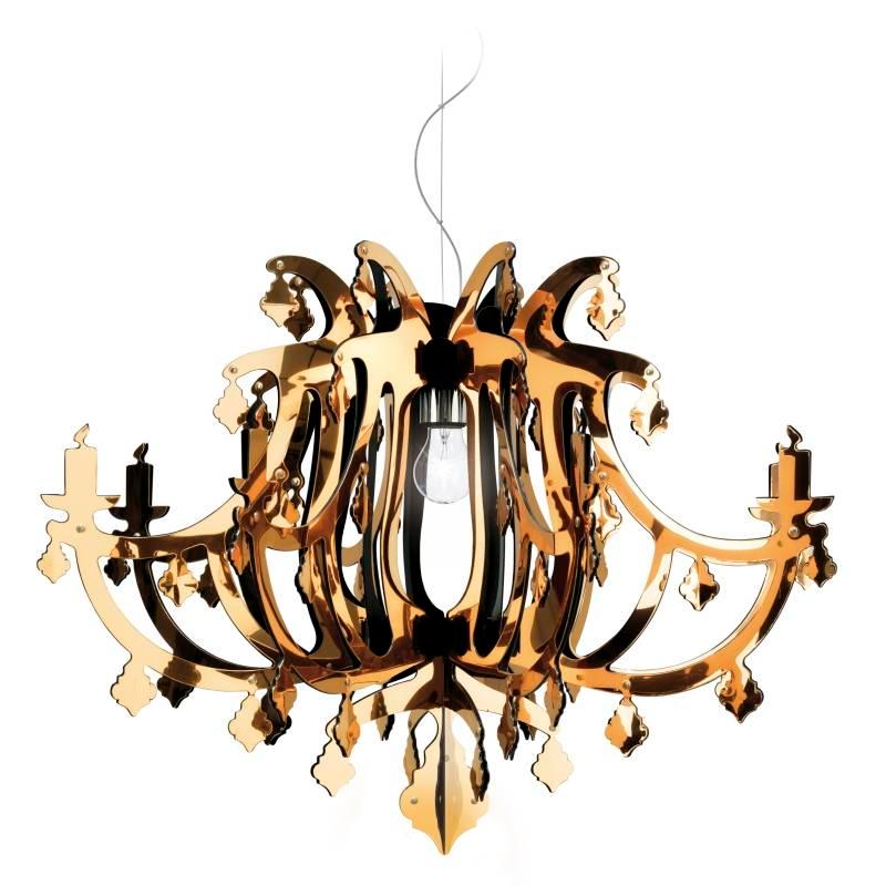 Ginetta Chandelier by Slamp, Color: Gold, Black, Silver, White, ,  | Casa Di Luce Lighting