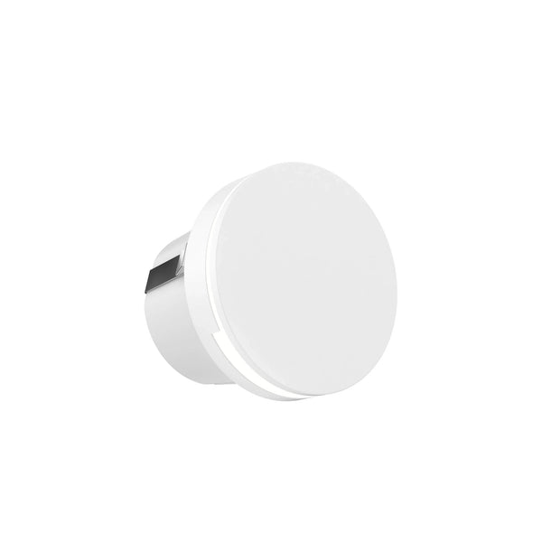 Pearl Round Step Light - White