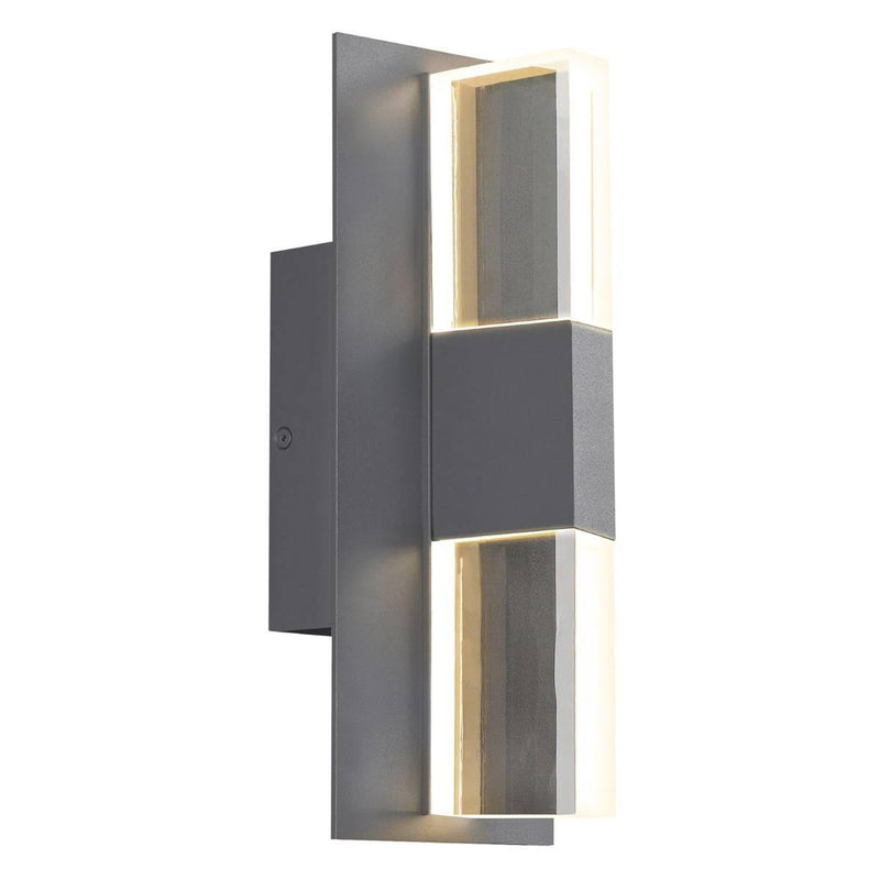 Lyft 12 Outdoor LED Wall Sconce by Tech Lighting, Finish: Charcoal - Tech, Color Temperature: 3000K,  | Casa Di Luce Lighting