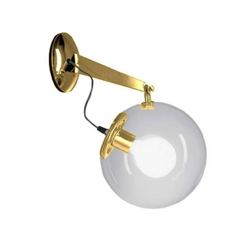 Miconos Wall Light by Artemide, Finish: Chrome, Gold, ,  | Casa Di Luce Lighting