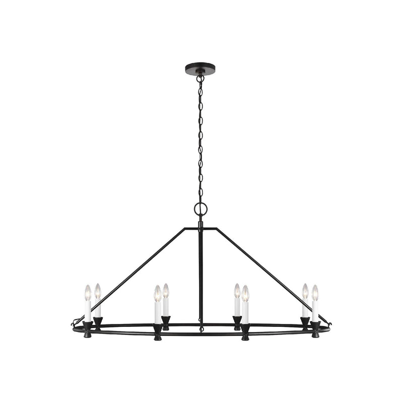 Oval Keystone Chandelier