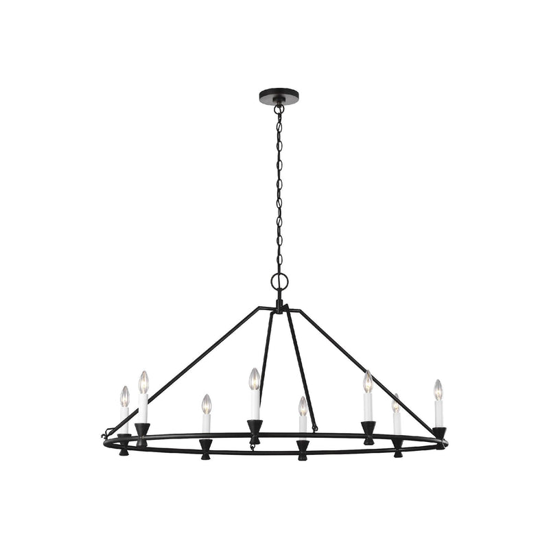 Oval Keystone Chandelier